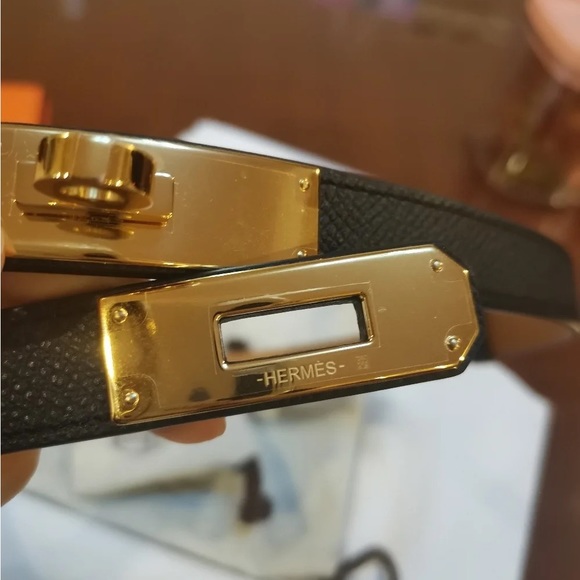 Brand new hermes Kelly belt black gold hardware - Picture 5 of 5